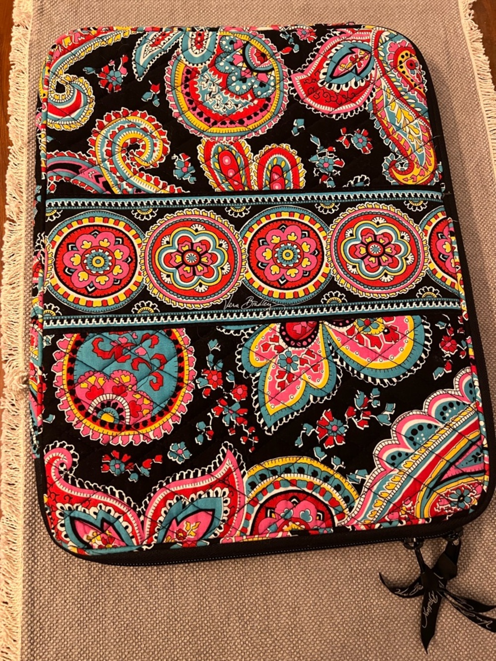 Vera Bradley Laptop sleeve with Cord pocket